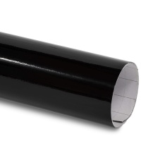 Film covering Premium noir brillant 152 cm anti-bulles vendu au mètre
