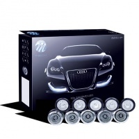 2 Feux de jour 10 LED Diurne - Blanc Pur - R87