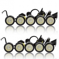 2 Feux de jour 10 LED Diurne - Blanc Pur - R87