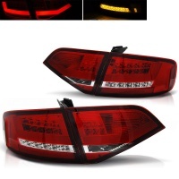 2 Feux LED LTI AUDI A4 B8 berline 07-11 - Rouge