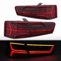 2 Feux arrière Audi A6 C7 Berline 11-14 - Full LED - Rouge fumé