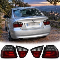 2 Feux arriere BMW Serie 3 E90 05-08 - LTI - Clair/Fumé