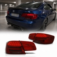 2 Feux arriere BMW Serie 3 E92 LED 06-10 - Rouge teinte