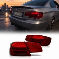 2 Feux arriere BMW Serie 3 E92 LED 06-10 - Rouge teinte