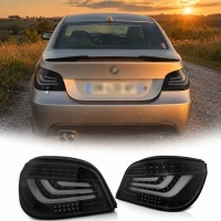 2 Feux arriere BMW Serie 5 E60 LED LTI 03-07 - Noir
