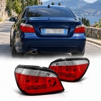 2 Feux arriere BMW Serie 5 E60 LCI LED 07-09 - dynamiques Rouge
