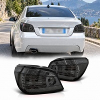 2 Feux arriere BMW Serie 5 E60 LCI LED 07-09 - dynamiques Fumé