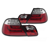 2 Feux arrière BMW Série 3 E46 Coupé 03-06 - LED Bar - Rouge