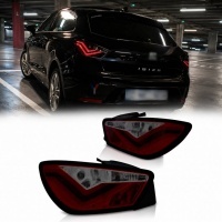 2 Feux SEAT Ibiza 6J 08-12 - LED LTI - Rouge teinté
