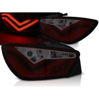 2 Feux SEAT Ibiza 6J 08-12 - LED LTI - Rouge teinté