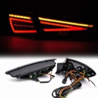 2 Feux arrière LED Full LED fumé noir pour Seat Leon III 5F 12-20