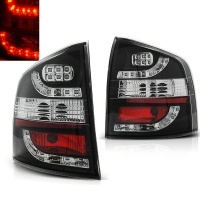 2 Feux arriere LED Skoda Octavia II Kombi - 04-12 - Noir