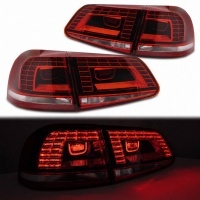 2 Feux arrière VW Touareg II 14-18 - LED - Rouge / Clair