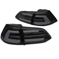 2 Feux arrière VW Golf 7 Variant 2013-2017 - LED Bar - Noir Fumé