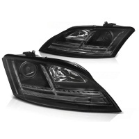 2 Phares AUDI TT 8J  06-11 - look xenon Matrix LED - Noir