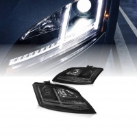 2 Phares AUDI TT 8J  06-11 - look xenon Matrix LED - Noir