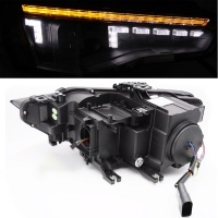 2 D3S xenon headlights AUDI A5 8T phase 2 11-15 - dynamic - Black