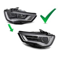 2 Phares halogene LED AUDI A3 8V 12-16 + kit xénon