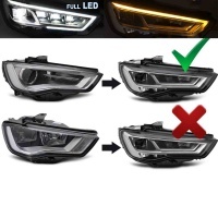 2 Phares xenon Full LED dynamiques AUDI A3 8V 12-16