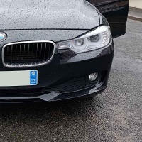 2 Phares avant BMW Serie 3 F30 Angel Eyes 3D LED 11-15 - Chrome