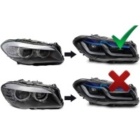 2 Phares FullLED BMW F10 F11 10-13  - Angel Eyes