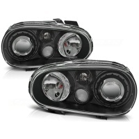 2 Phares VW GOLF 4 look R32 - Noir