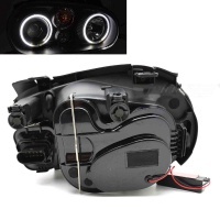 2 Phares VW GOLF 4 look R32 angel eyes CCFL - Noir