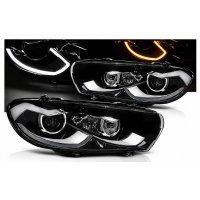 2 Phares fullLED dynamiques avant VW Scirocco xenon 08-14  - Noir - sans certificat