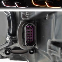 2 Phares avant VW Golf 7 13-17 - look GTI - FullLED Dynamiques - sans certificat