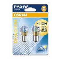 Pack 2 OSRAM Diadem PY21W Lampen