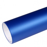 Film covering Premium Matt bleu métallisé mat 152 cm anti-bulles vendu au mètre