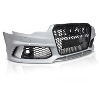 Pare choc avant AUDI A6 C7 11-14 - Look RS6 - Noir - PDC