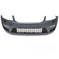 Pare choc avant look RS avec lave-phares pour Skoda Octavia III 12-16