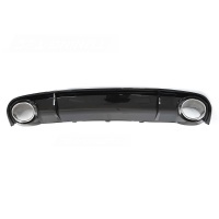 Diffuseur arriere AUDI A4 B8 07-11 - Look RS4 - Noir Brillant