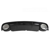 Diffuseur arriere AUDI A6 C6 04-11 - Look RS6 - Noir brillant