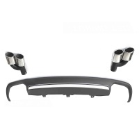 Diffuseur arriere AUDI A6 C7 10-15 - Look S6