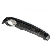Diffuseur arriere AUDI A6 C7 10-14 - Look RS6 - Noir Brillant