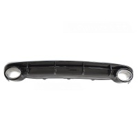 Diffuseur arriere AUDI A6 C7 10-14 - Look RS6 - Noir Brillant