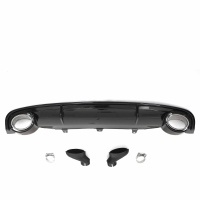 Diffuseur arriere AUDI A7 C7 sportback 10-14 - Look RS7 - Noir Brillant