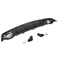 Diffuseur arriere AUDI A7 C7 sportback 14-18 - Look RS7 - Noir Brillant