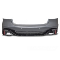 Pare choc arriere AUDI A7 4K 18-23 - Look RS7 - Noir - PDC