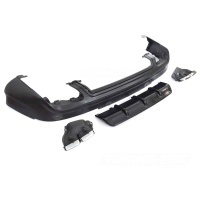 Diffuseur arriere AUDI Q7 4L 05-15 - Look RS - Noir