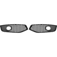 Grilles antibrouillard pour pare choc look S RS Audi A3 8P 03-08 - Noir