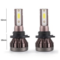 2 Ampoules LED HB4 9006 ultraMini 10000lumens 6000K - Blanc Pur