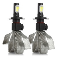 2 LED-Scheinwerferlampen H11 8000lm 72W Canbus-Geflecht - Weiß