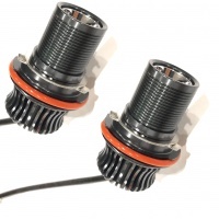 Pack Ampoule LED 20Watts angel eyes BMW E39 E53 E60 E83 E87 - Blanc