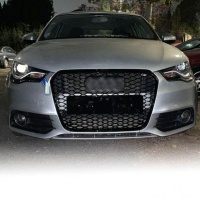 Grille calandre Audi A1 8X 10-14 - Nid d'abeille RS1 - Noir