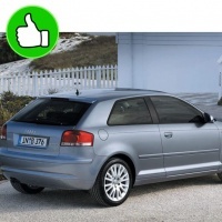 2 Feux arriere carDNA AUDI A3 8P fullLED 03-07 Noir