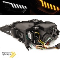 2 Phares xenon LED AUDI A4 B8 11-15 - look matrix - dynamiques
