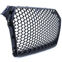 Grille calandre Audi A4 B9 modele 15-19 - look RS - Noir Mat